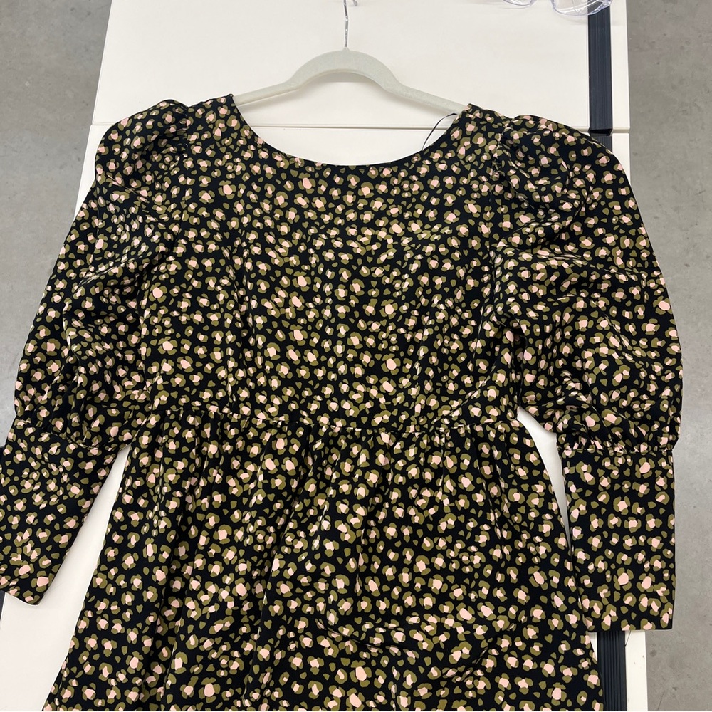 Who What Wear patterned long feminine dress size large